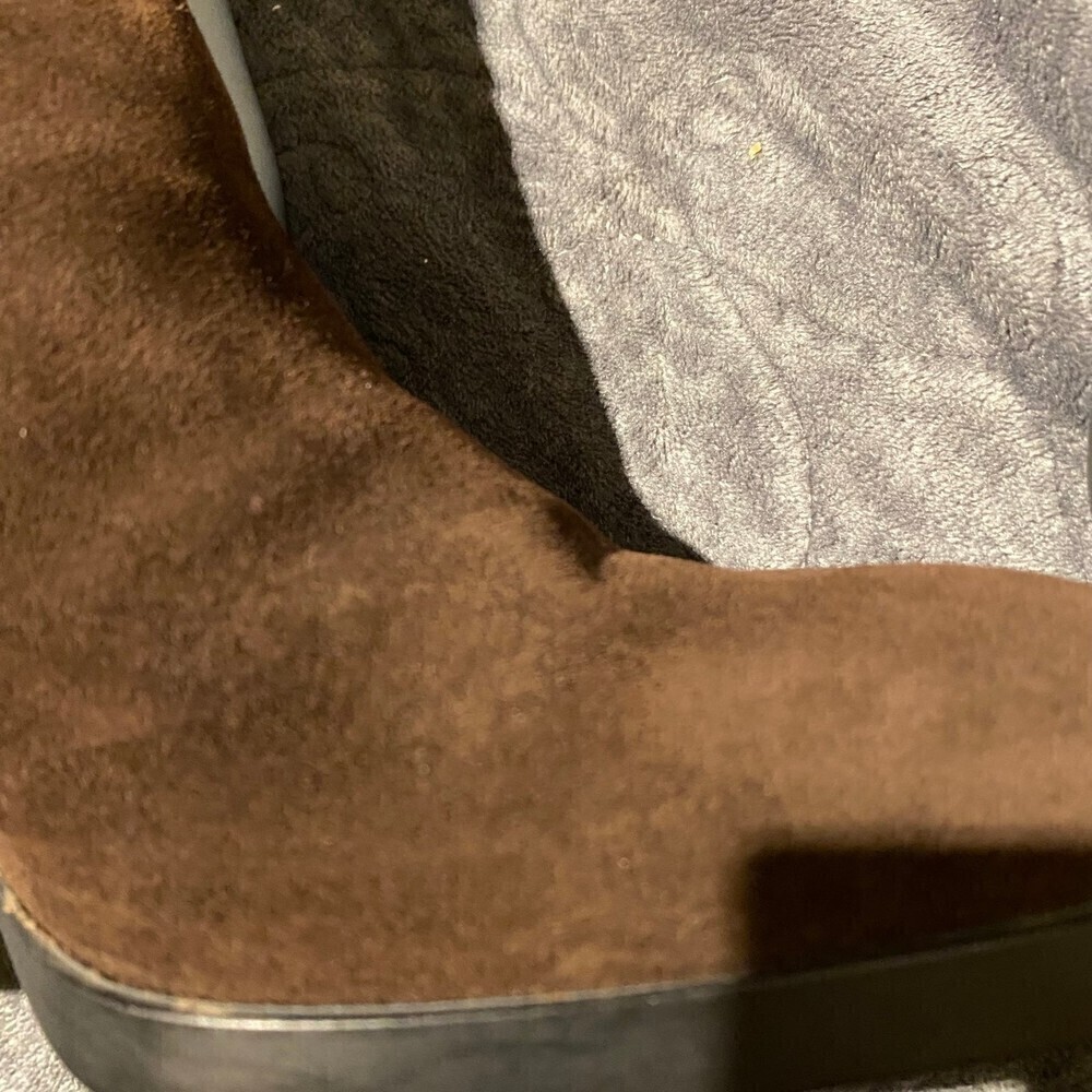 TOD'S Brown Suede Boots Size 7 - Picture 11 of 12